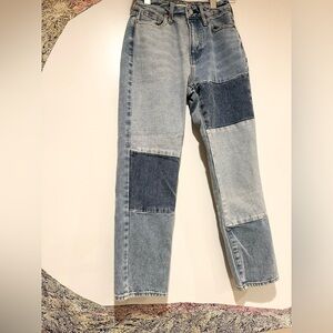 Pacsun Patcheork Mom Jeans sz 22